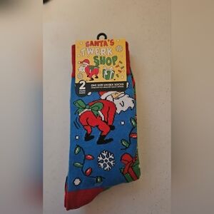 Santa's Twerk and Elf Unisex Socks